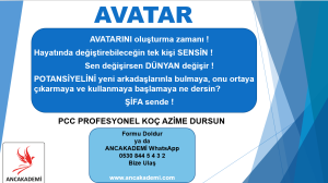 AVATAR ANCAKADEMİ Koçluk Eğitimleri | Danışmanlıklar